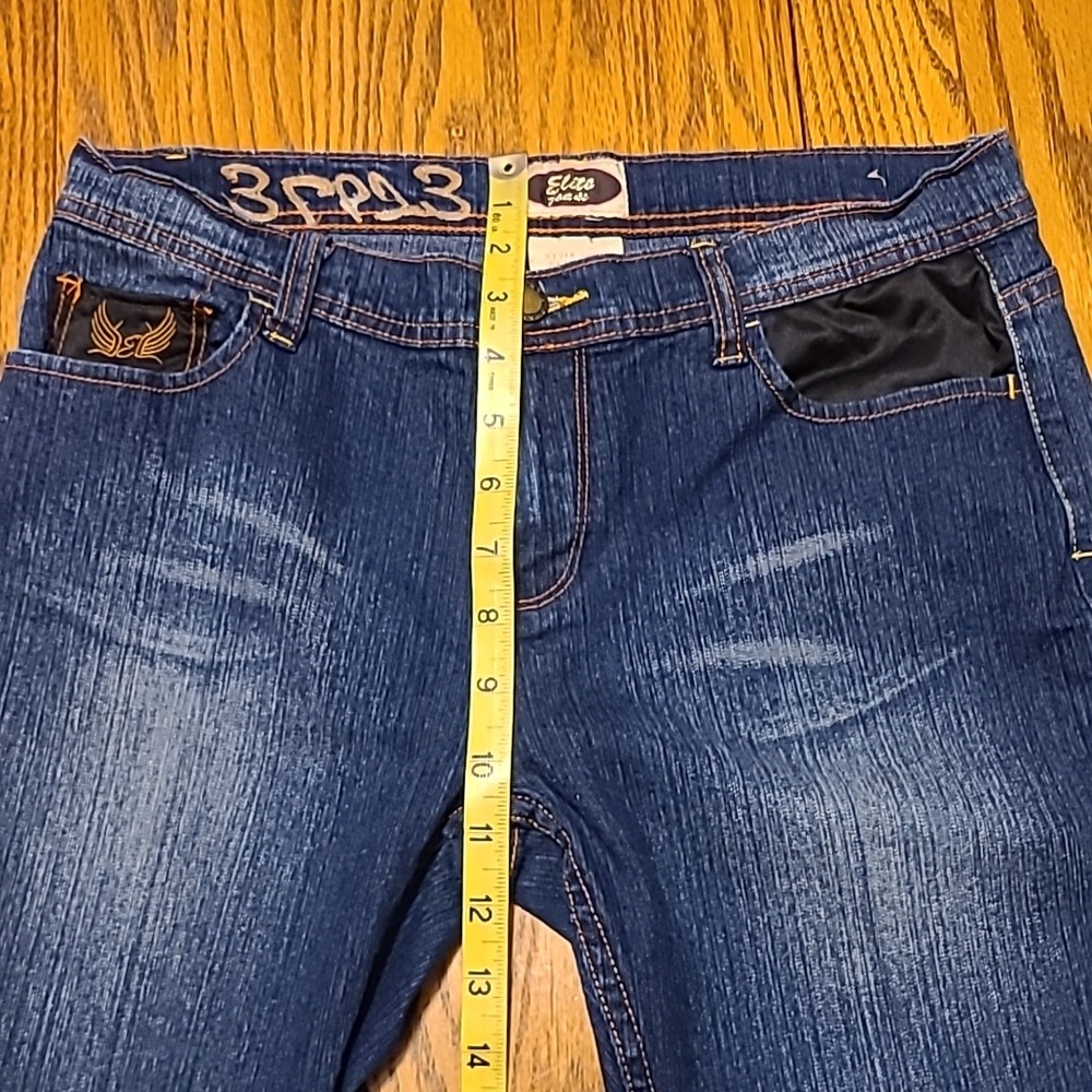 Elite Black Pocket Boot Cut Jeans - Ladies 9/10 - Picture 8 of 11